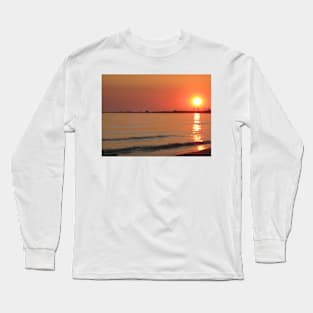 Southern Sicily, sunset over Canaletto Long Sleeve T-Shirt